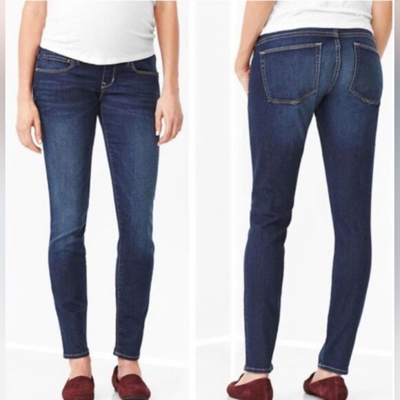 Gap Maternity Always Skinny Blue Jeans (34M) - Picture 1 of 5